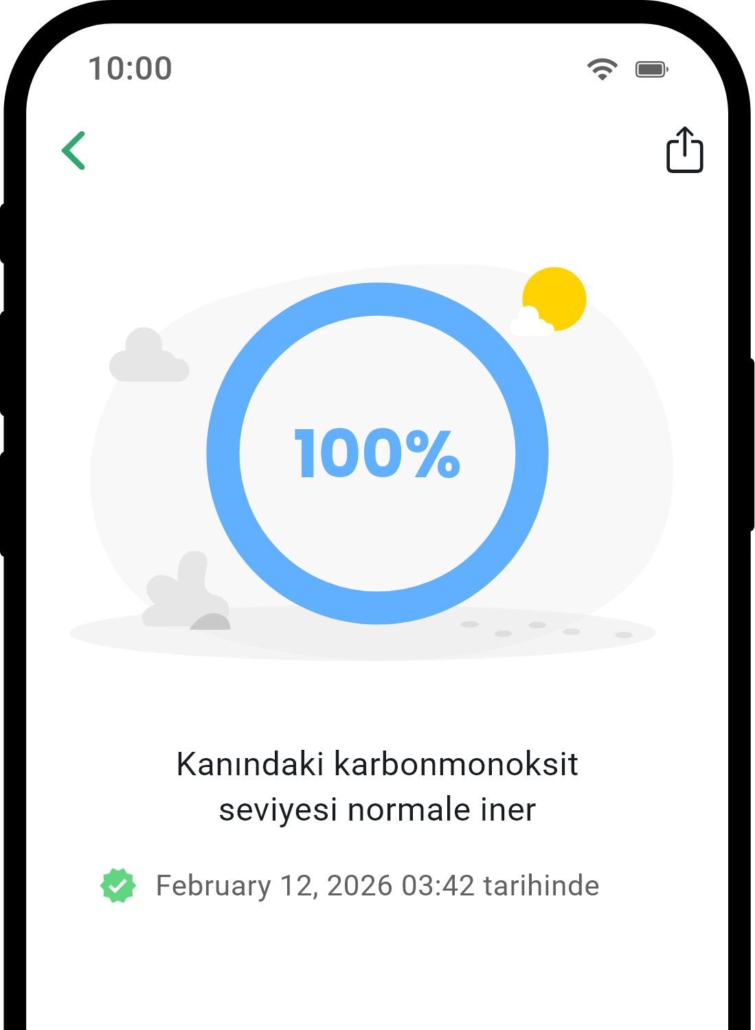 QuitNow app health detail screen