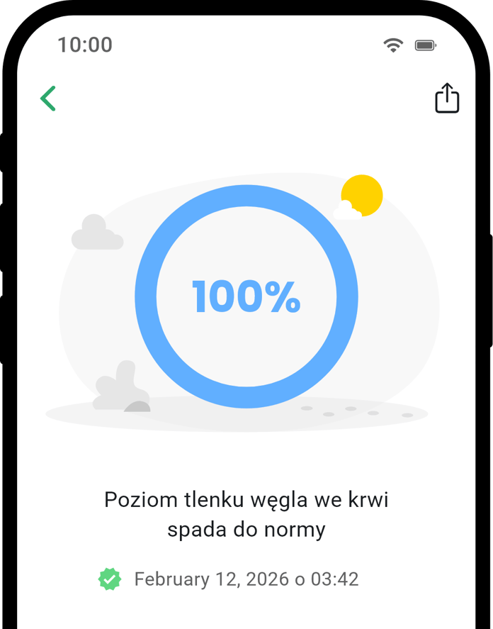 QuitNow app health detail screen